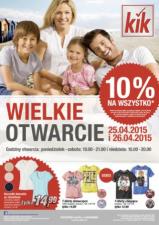 Sieć KiK ze sklepem w Galerii Neptun