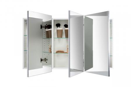 Lustrzana szafka trzydrzwiowa