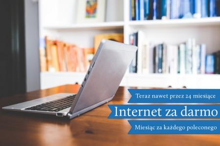 Zdjęcie na temat promocji Polecasz? Oszczędzasz! w ramach której można zyskać darmowy Internet.