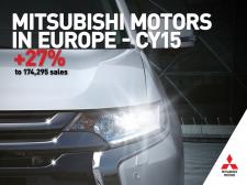 27% wzrost sprzedaży Mitsubishi Motors w Europie w 2015 roku!