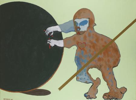 Leszek Bartkiewicz, "Strongman - pchanie kuli" (c) Leszek Bartkiewicz