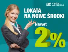 Nowa oferta lokat od Credit Agricole