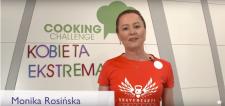Kobieta ekstremalna w Cooking Challenge