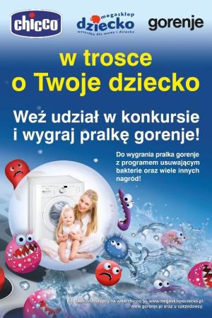 Funkcja Steril Tub sprawi, że z wnętrza pralki znikną uciążliwe bakterie i nieprzyjemny zapach.