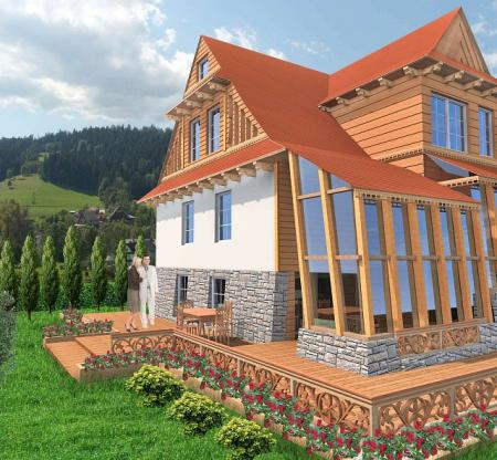 Zwycięski projekt autorstwa Mateusza Kapłona Fot. DLH