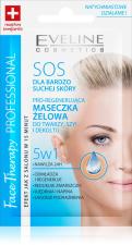SOS PRO-REGENERUJĄCA MASECZKA ŻELOWA DO TWARZY, SZYI I DEKOLTU 5w1 Eveline Cosmetics