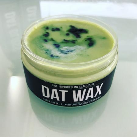 truskawkowo - limonkowy wosk od DAT WAX