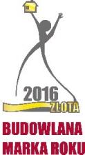 Blachy Pruszyński z tytułem “Złota Budowlana Marka Roku 2016”.