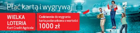 Daj się wylosować Credit Agricole
