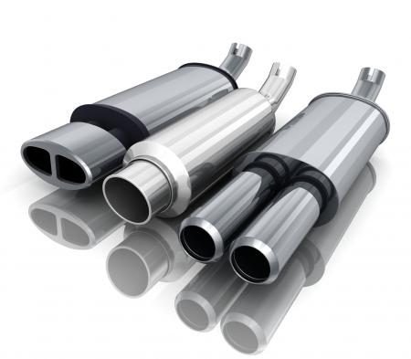 Tłumiki samochodowe (mat. pras.)