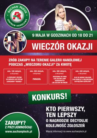 Wieczór okazji w CH Auchan Płock
