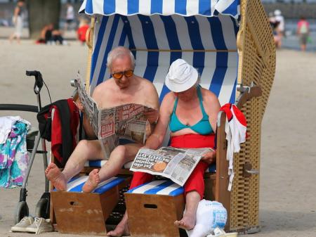 Plaża w Kołobrzegu