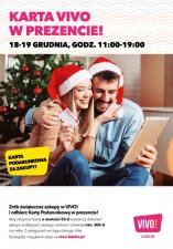 Poczuj magię świąt i odbierz w prezencie kartę podarunkową VIVO! Lublin!