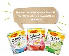 Pyszne i orzeźwiające chłodniki na letnie dni w 3 smakach od WINIARY!
