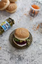Burgery buraczane z oliwkami drylowanymi zielonymi OLE!