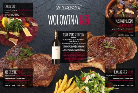 Oferta w restauracji Winestone