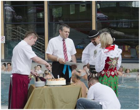 Urodzinowy tort TERMA BANIA