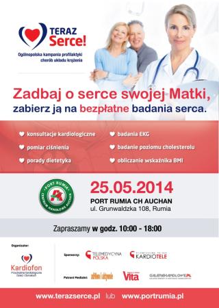 Teraz serce - bezpłatne badania kardiologiczne w Rumi