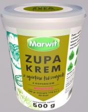 Pyszna zupa jak od mamy w nowoczesnej formie. Poznaj krem z ogórków kiszonych Marwit