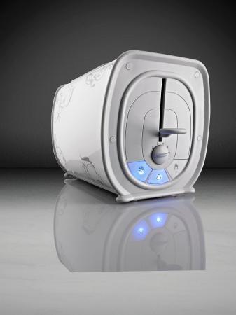 Delikatna biel modelu T 900 W połączona ze srebrnym motywem wprowadza do kuchni pozytywny nastrój.