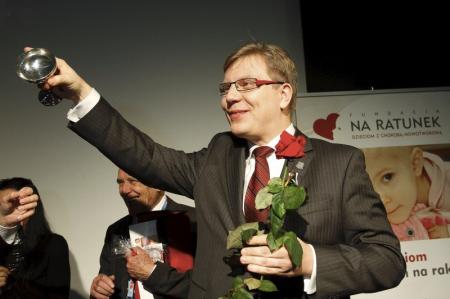 Mecenas Bramborski po wypiciu soku z cytryny