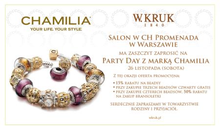 Chamilia Party Day w salonie W.KRUK w Promenadzie