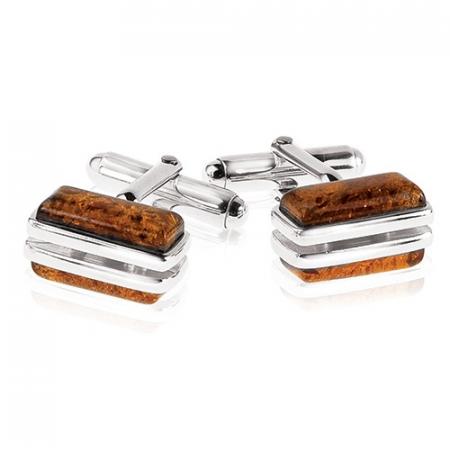 Spinki mankietowe z bursztynem 279 zł