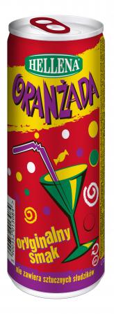 Oranżada Hellena w puszce