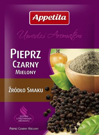 Pieprz czarny mielony Appetita