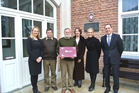 Przedstawiciele Interprint i Pfleiderer z wizytą w OPN