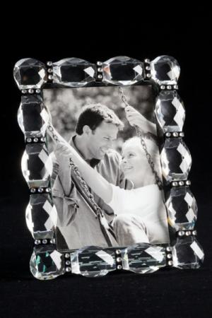 Ramka kryształowa z koralikami, Scandia