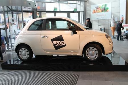 Fiat 500 w Agorze Bytom