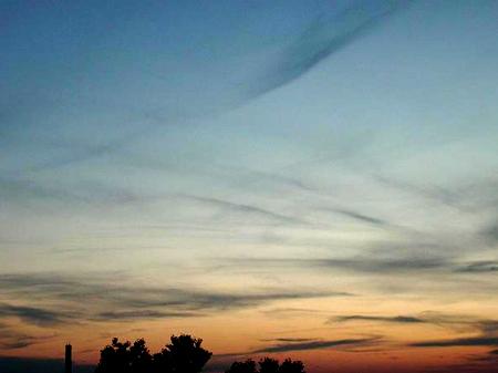 Niebo wieczorem
